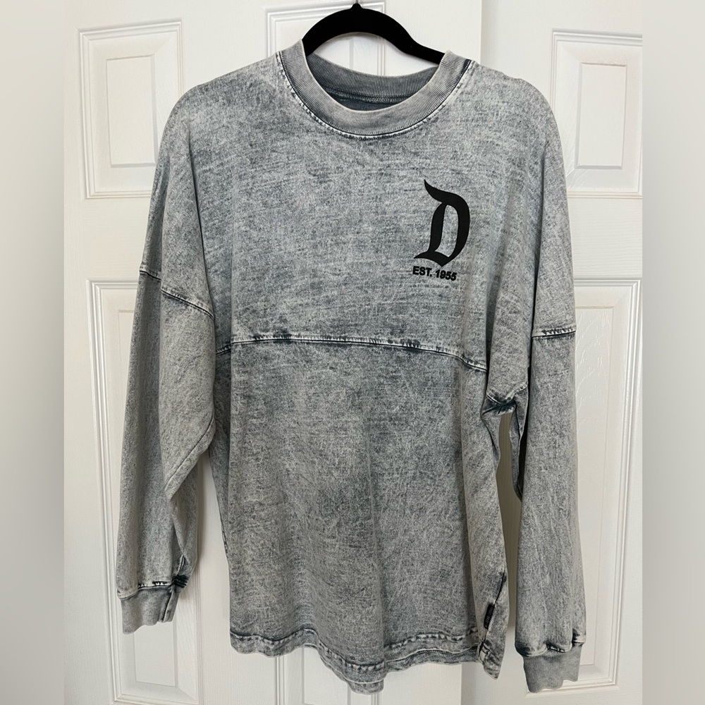 Disney spirit Sweatshirt gray with Black Logo